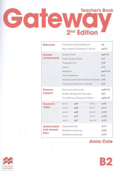 Фотография книги "Анна Коул: Gateway 2nd Edition. B2. Teachers Book Premium Pack + Online Code"