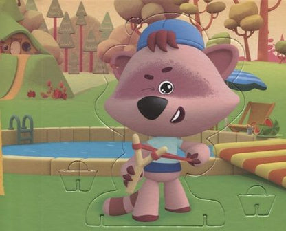 Фотография книги "Анна Купырина: Вместе по лесу идут… Ми-ми-мишки. Книжка с пазлами. 3D герои"