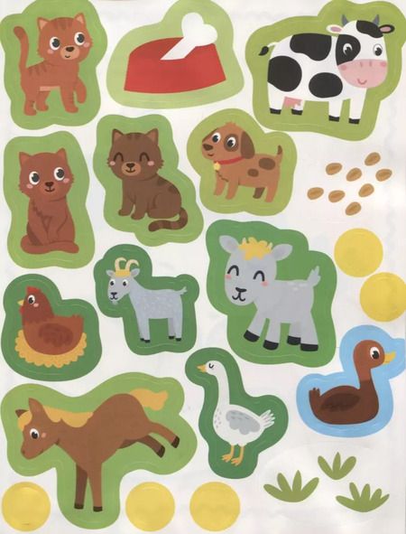 Фотография книги "Анна Куприянова: В деревне: книжка с наклейками"