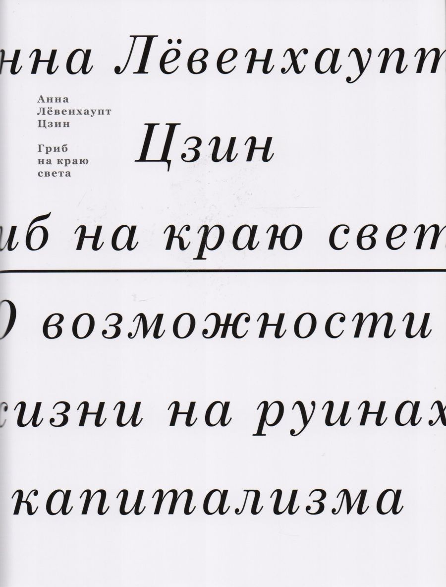 Обложка книги "Анна Лёвенхаупт: Гриб на краю света. О возможности жизни на руинах капитализма"