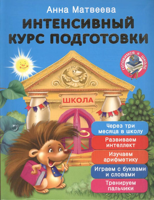 Обложка книги "Анна Матвеева: Интенсивный курс подготовки. Через три месяца в школу"