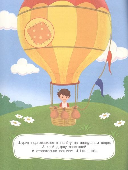Фотография книги "Анна Шаргина: Шурик на воздушном шаре. Книжка с наклейками"