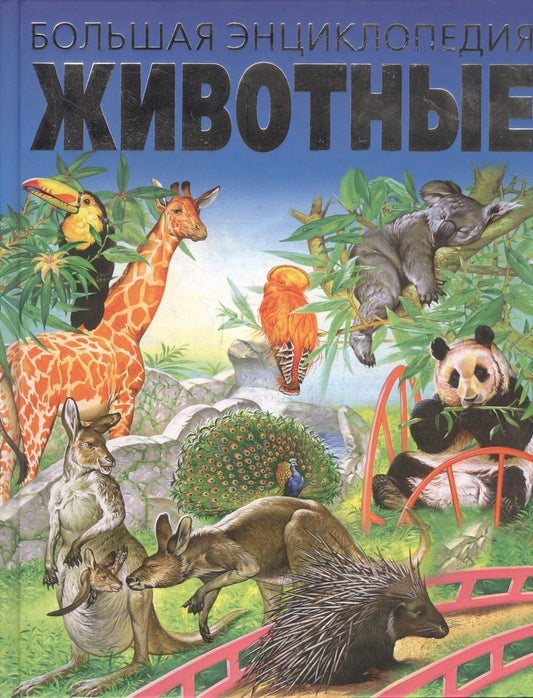 Обложка книги "Анна Тышко: Большая энциклопедия. Животные"