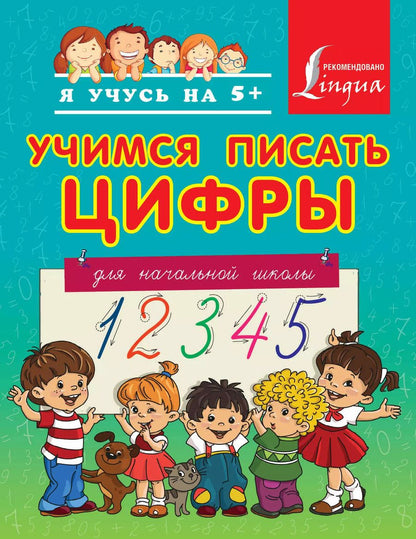 Обложка книги "Анна Вертягина: Учимся писать цифры. Для начальной школы"