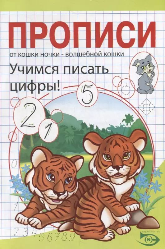 Обложка книги "Антон Полярный: Прописи. Учимся писать цифры!"