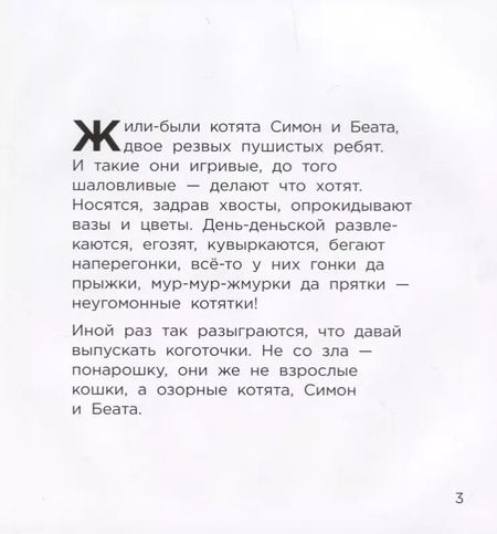 Фотография книги "Антун Крингс: Котята Симон и Беата, или Чудесное спасение"