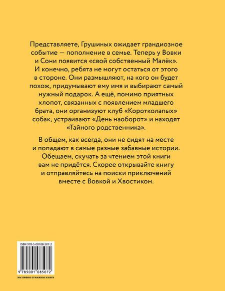 Фотография книги "Аня Доброчасова: Переполох в семье Грушиных, или как появился "Малек""