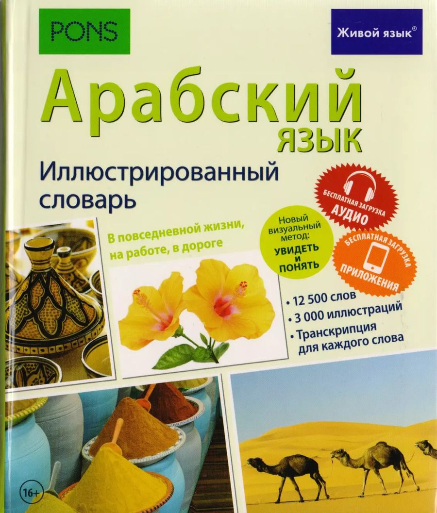 Обложка книги "Арабский язык. Иллюстрированный словарь"