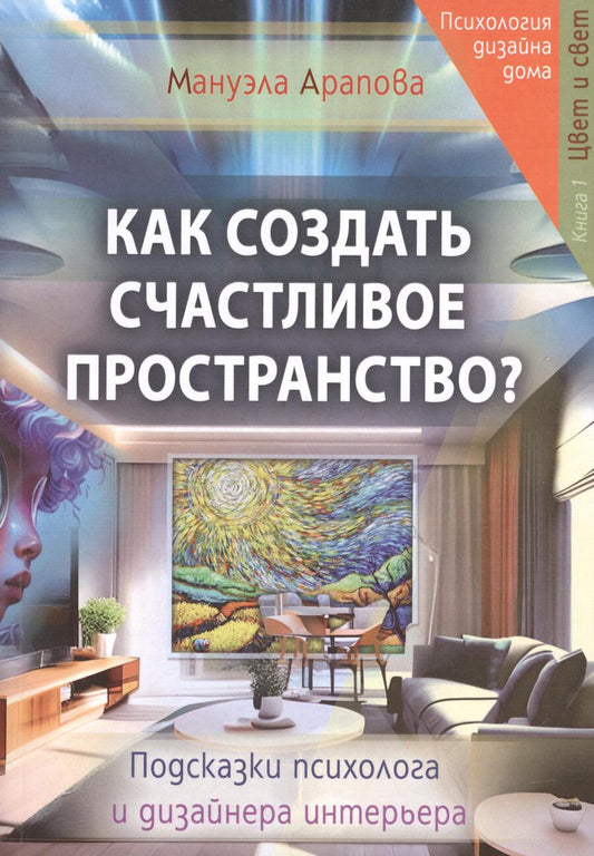 Обложка книги "Арапова: Как создать счастливое пространство? Книга 1. Цвет и свет"