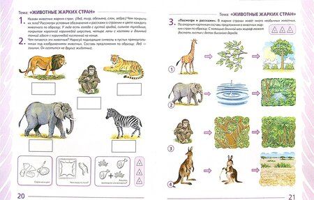 Фотография книги "Арбекова: Развиваем связную речь у детей 5-6 лет с ОНР. Альбом 2. Мир животных"