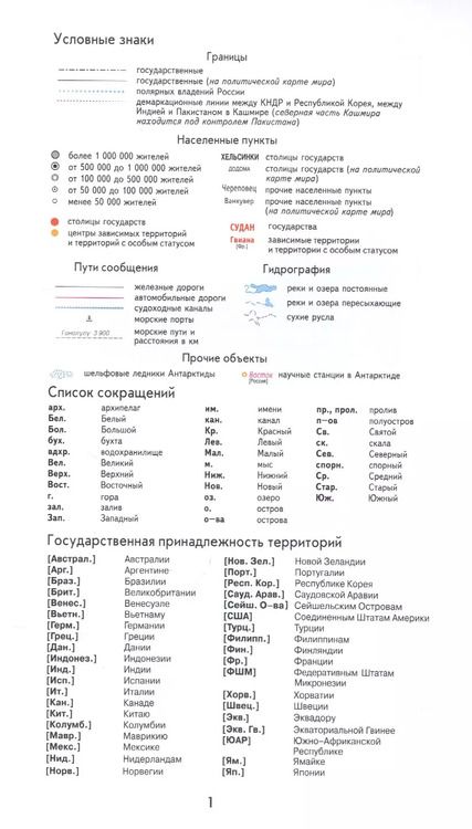 Фотография книги "Атлас мира"