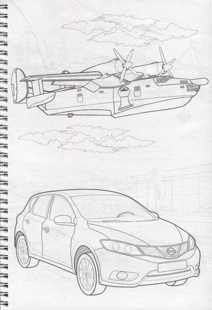 Фотография книги "Автомобили авиация военная техника (мСРДМальч) (пруж.)"