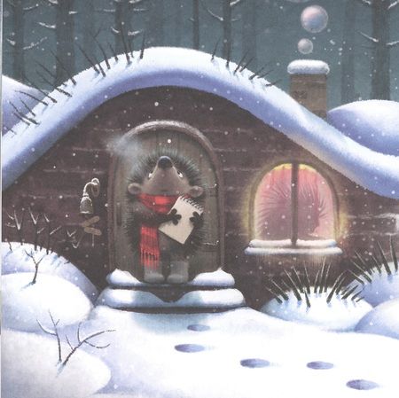 Фотография книги "Бабушкина: Вам подарок от Ежа. Новогодняя история"