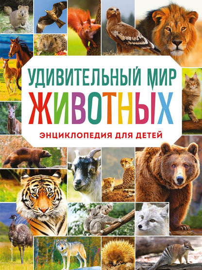 Обложка книги "Баранова: Удивительный мир животных. Энциклопедия для детей"