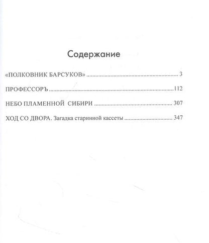 Фотография книги "Барсуков: Полковник Барсуков  "