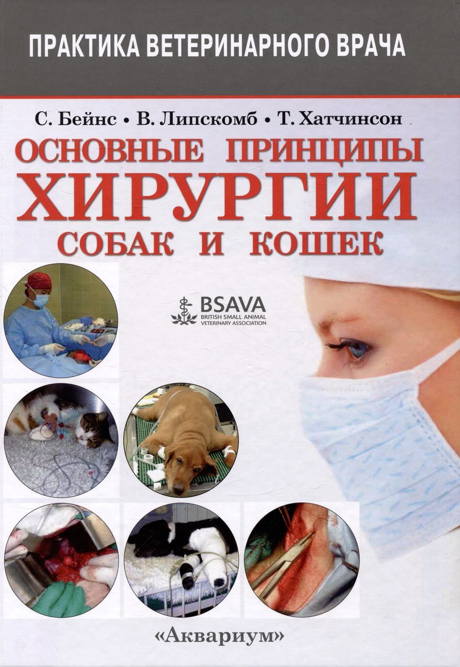 Обложка книги "Бейнс, Липскомб, Хатчинсон: Основные принципы хирургии собак и кошек"