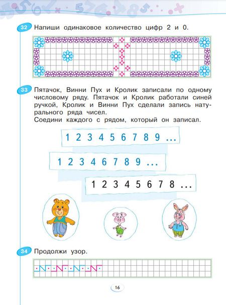 Фотография книги "Бененсон, Итина: Математика. 1 класс. Рабочая тетрадь. В 4-х частях. ФГОС"