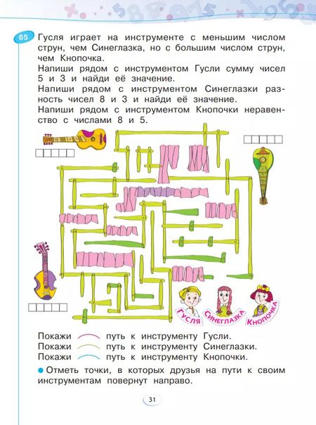 Фотография книги "Бененсон, Итина: Математика. 1 класс. Рабочая тетрадь. В 4-х частях. ФГОС"