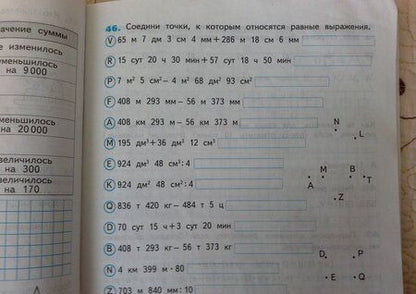 Фотография книги "Бененсон, Итина: Математика. 4 класс. Рабочая тетрадь. Часть 2"