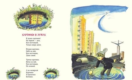 Фотография книги "Берестов: Картинки в лужах"