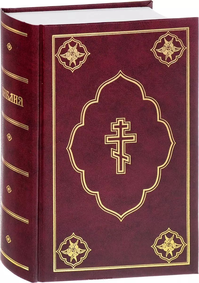 Обложка книги "Библия (1355) 053DC синий"