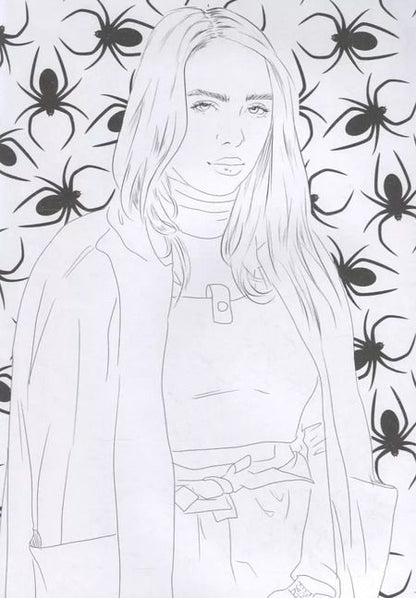 Фотография книги "Билли Айлиш. Раскраска"