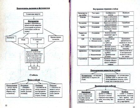 Фотография книги "Биология в таблицах и схемах"