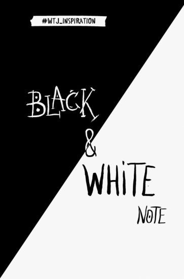 Обложка книги "Black&White Note. Стильный блокнот с черными и белоснежными страницами, А5+"