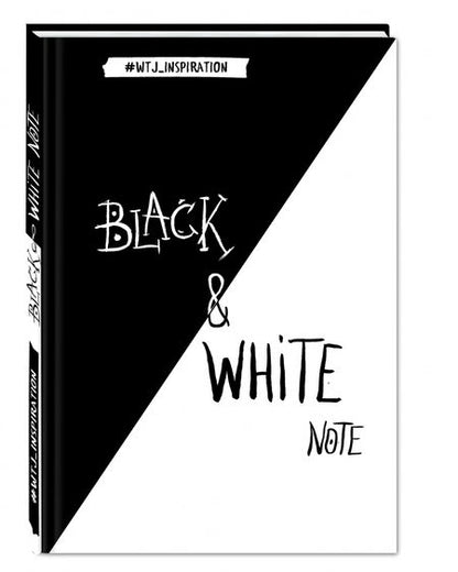Фотография книги "Black&White Note. Стильный блокнот с черными и белоснежными страницами, А5+"