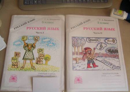 Фотография книги "Богданова: Русский язык. 5 класс. Рабочая тетрадь. В 2-х частях"