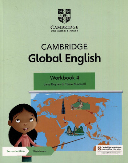 Обложка книги "Бойлан, Мидуэлл: Cambridge Global English. Second Edition. Workbook 4+Digital Access"