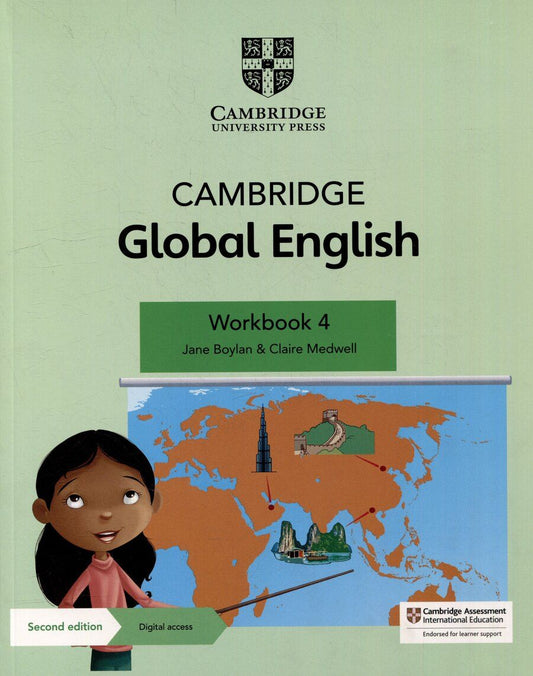 Обложка книги "Бойлан, Мидуэлл: Cambridge Global English. Second Edition. Workbook 4+Digital Access"