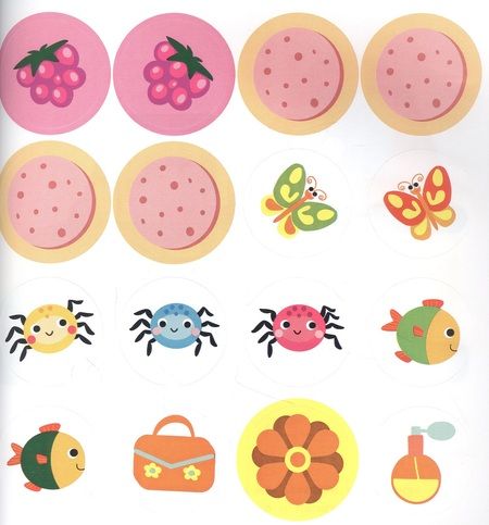 Фотография книги "Большие кружочки. Многоразовые наклейки. Выпуск 7"