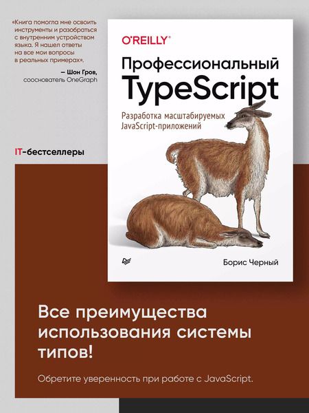 Фотография книги "Борис Черный: Профессиональный TypeScript. Разработка масштабируемых JavaScript-приложений"