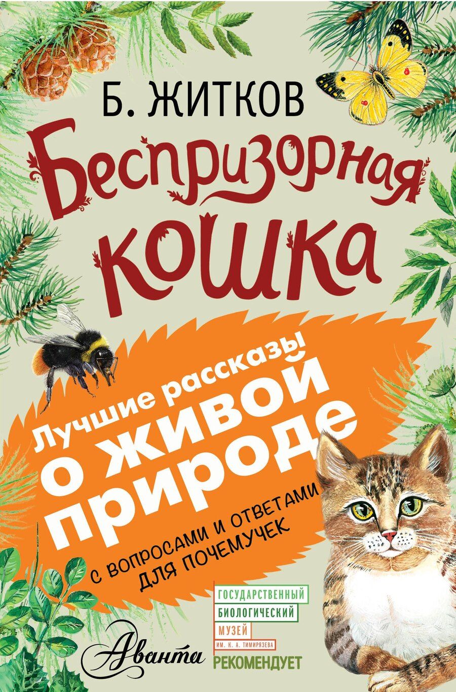 Обложка книги "Борис Житков: Беспризорная кошка"