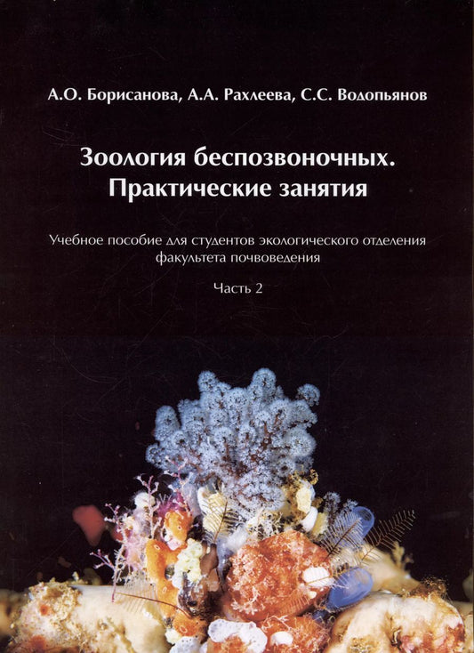 Обложка книги "Борисанова, Водопьянов, Рахлеева: Зоология беспозвоночных. Практические занятия. Учебное пособие для студентов экологического отделения факультета почвоведения. Часть 2"
