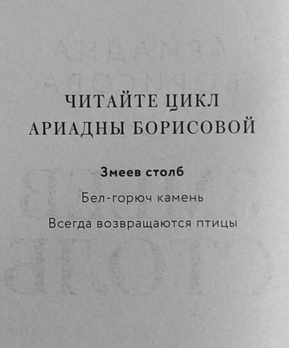 Фотография книги "Борисова: Змеев столб"