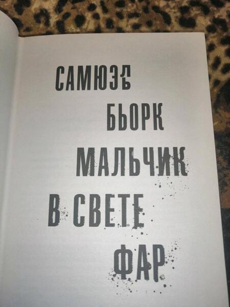 Фотография книги "Бьорк: Мальчик в свете фар"