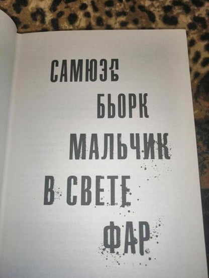 Фотография книги "Бьорк: Мальчик в свете фар"