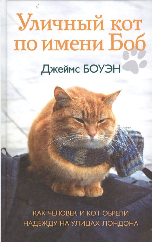 Обложка книги "Боуэн, Дженкинс: Уличный кот по имени Боб. Как человек и кот обрели надежду на улицах Лондона"