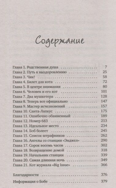 Фотография книги "Боуэн: Уличный кот по имени Боб. Как человек и кот обрели надежду на улицах Лондона"