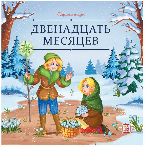 Обложка книги "Божена Немцова: Двенадцать месяцев"