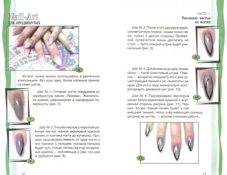 Фотография книги "Букин, Петрова, Букин: Nail-art для продвинутых. Рисование кистью, объемный дизайн, аквариумный маникюр"