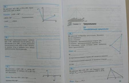 Фотография книги "Бутузов, Кадомцев, Прасолов: Геометрия. 7 класс. Рабочая тетрадь. ФГОС"