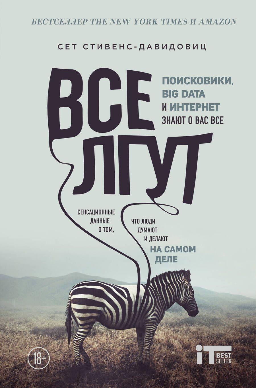 Обложка книги "Cет Cтивенс-Давидовиц: Все лгут. Поисковики, Big Data и Интернет знают о вас все"