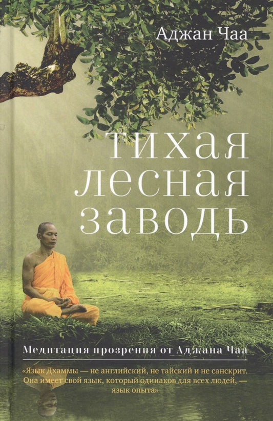 Обложка книги "Чаа: Тихая лесная заводь. Медитация прозрения от Аджана Чаа"
