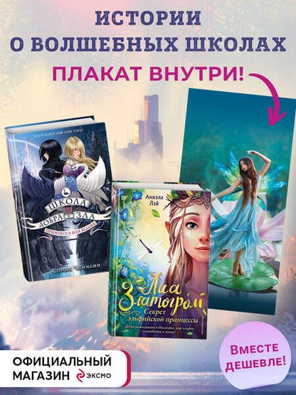 Фотография книги "Чайнани, Лэй: Книги о волшебных школах. Комплект с полусупером и плакатом"