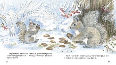 Фотография книги "Чарушина-Капустина: Жил да был в лесу бельчонок"