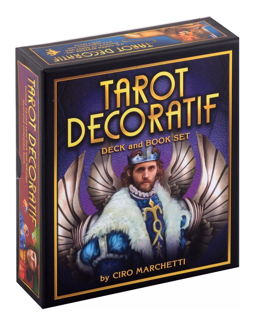 Обложка книги "Чиро Марчетти: Tarot DECORATIF (78 карт+руководство)"