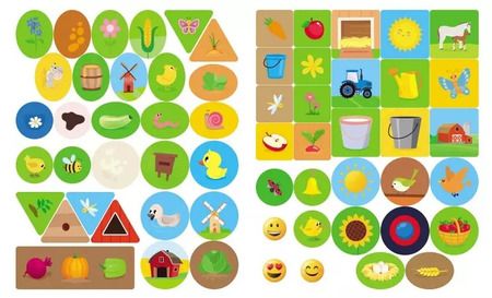 Фотография книги "Читаю по слогам. На ферме (+60 наклеек)"